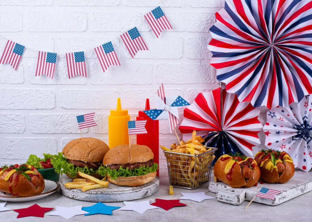 Memorial Day BBQ spread
