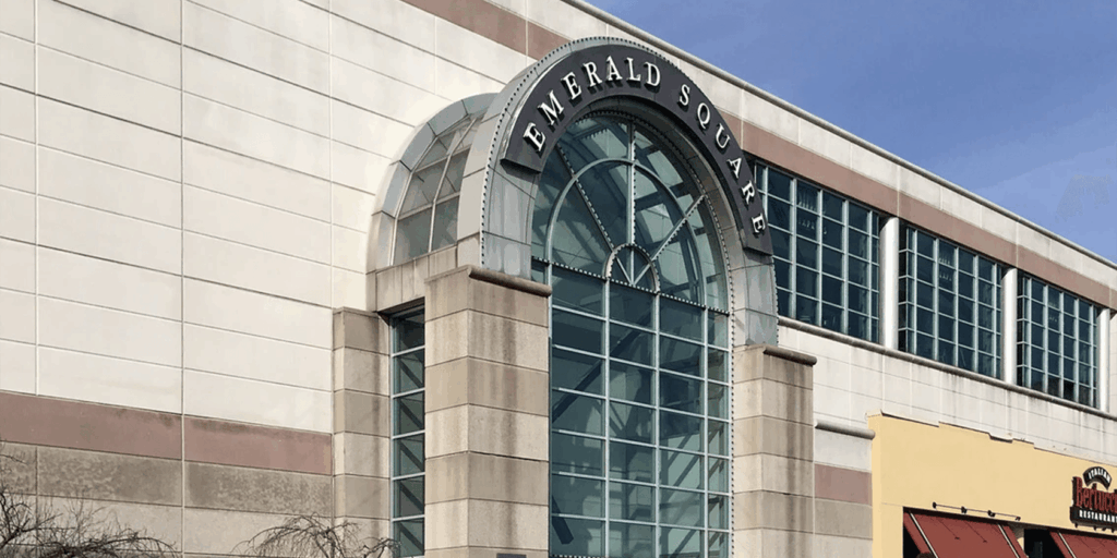 Emerald Square Mall exterior 