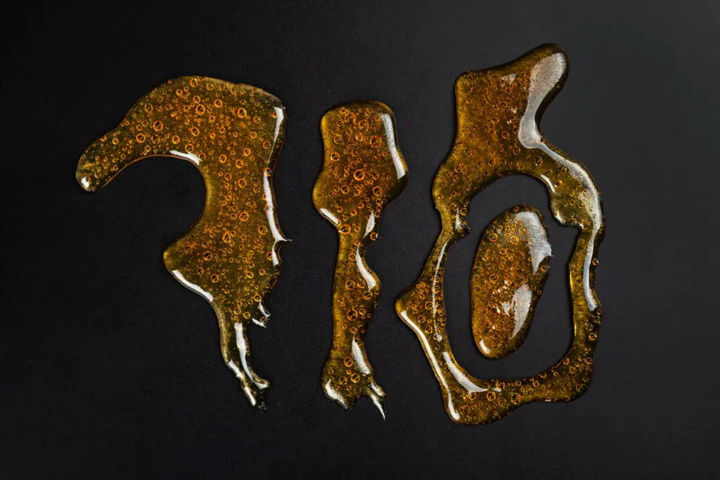 710 written in cannabis concentrate