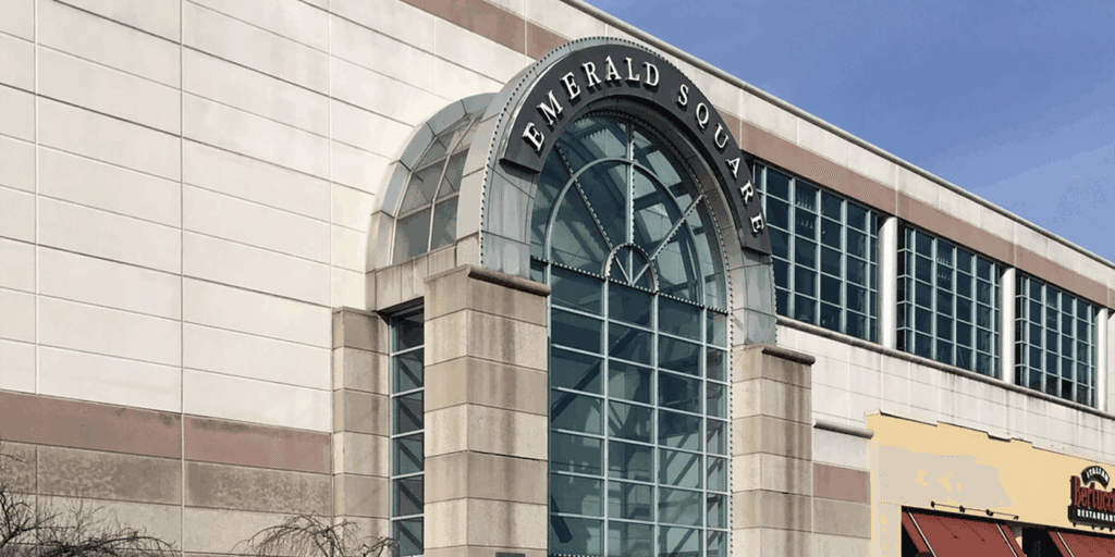 Emerald Square Mall exterior 