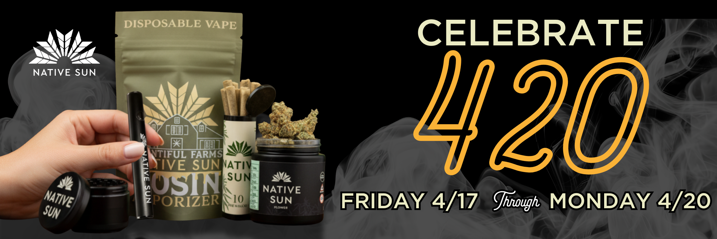 420 2026 Dutchie kiosk banner desktop